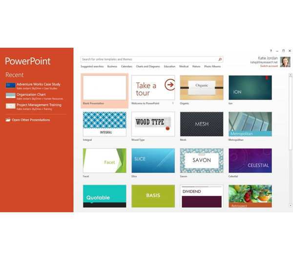 MICROSOFT Powerpoint 2013 - 1 user (download)