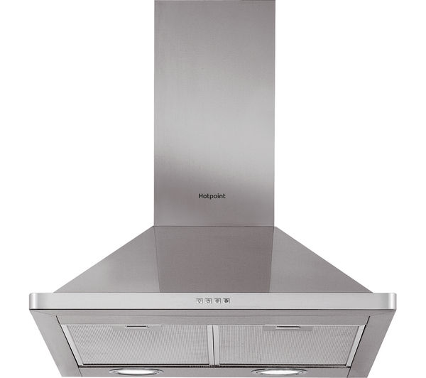 HOTPOINT PHPN6.4FAMX Chimney Cooker Hood - Stainless Steel, Stainless Steel