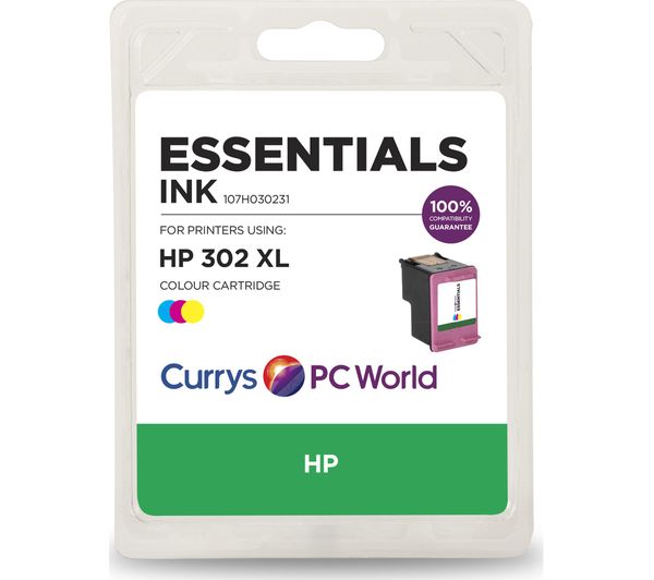 ESSENTIALS 302 XL Tri-Colour HP Ink Cartridge
