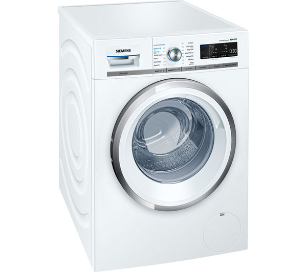 SIEMENS iQ500 WM14W750GB Washing Machine - White, White