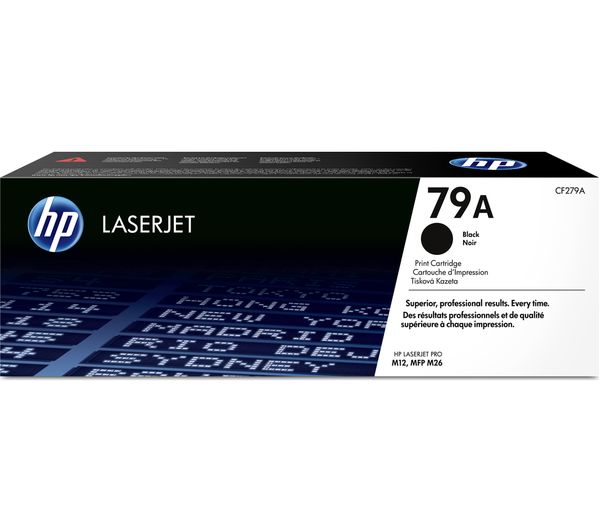 HP LaserJet 79A Black Toner Cartridge, Black