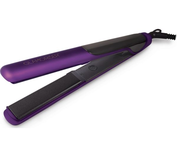 GLAMORISER Touch Control GLA023 Hair Straightener - Purple, Purple