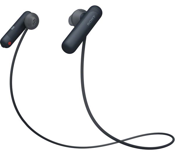 SONY WI-SP500B Wireless Bluetooth Headphones - Black, Black