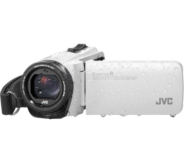 JVC GZ-R495WEK Camcorder - White, White