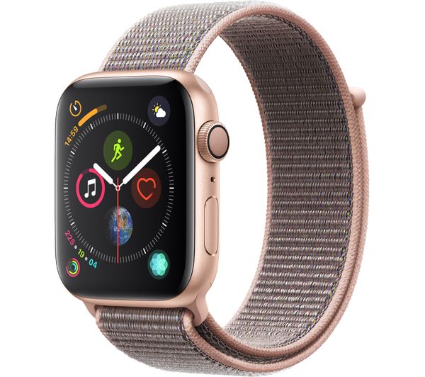 Watch Series 4 - Gold & Pink Sand Sports Loop, 44 mm, Gold