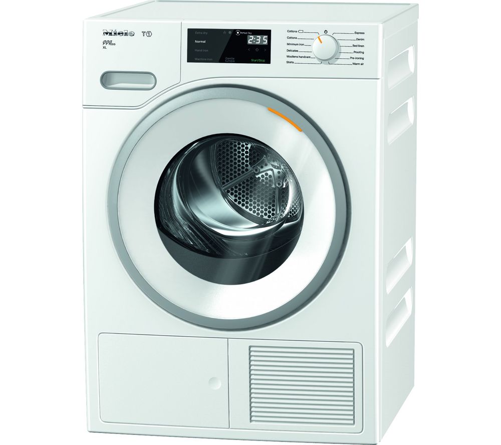 MIELE T1 TWH620 WP 9 kg Heat Pump Tumble Dryer - White, White