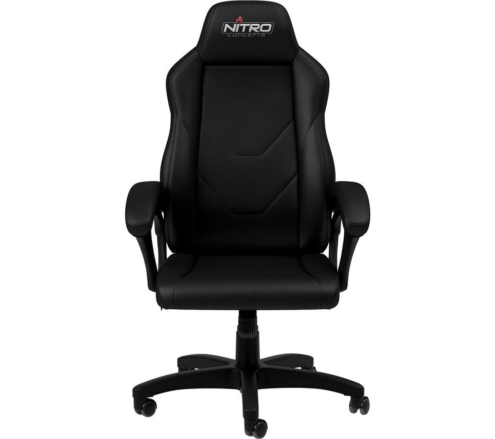 NITRO CONCEPTS C100 Gaming Chair - Black, Black