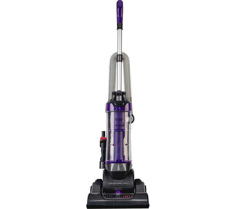 RUSSELL HOBBS Athena RHUV5501 Upright Bagless Vacuum Cleaner - Grey & Purple, Grey