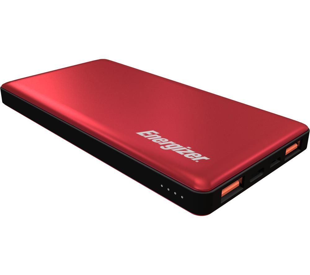 ENERGIZER UE10015PQ Portable Power Bank - Red, Red
