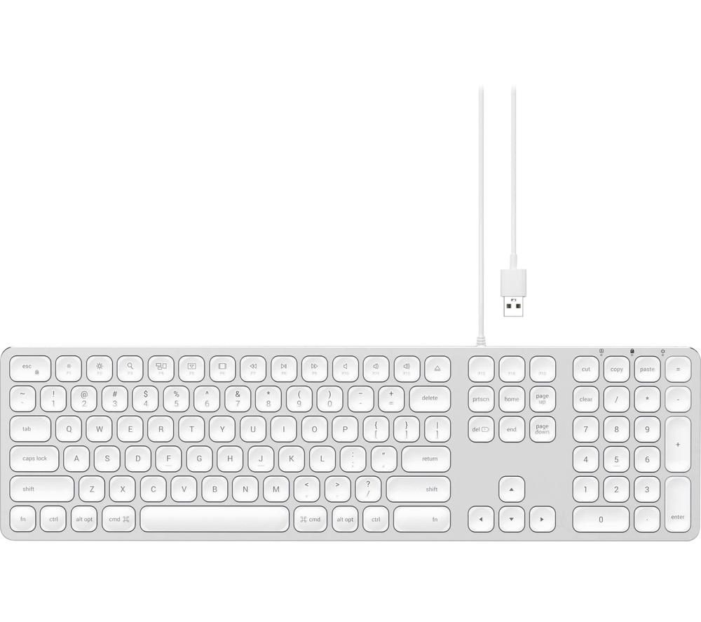 SATECHI ST-AMWKS-UK Keyboard - Silver, Silver