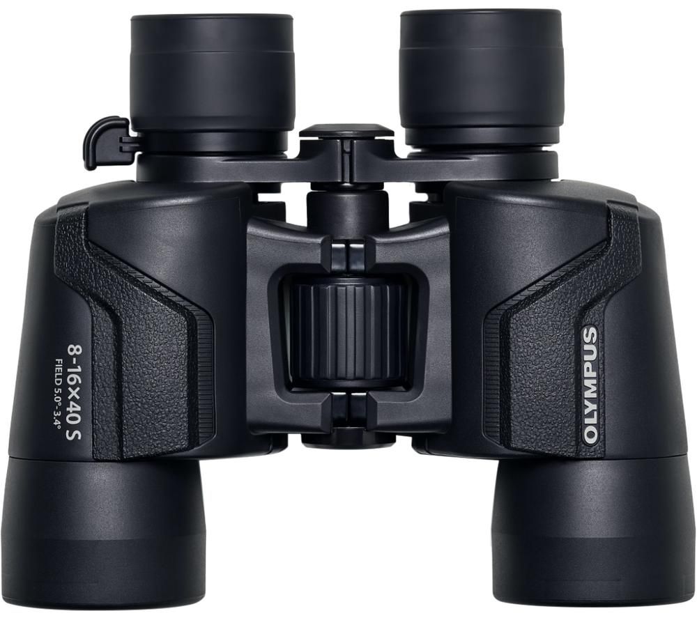 OLYMPUS 8-16 x 40 mm S Binoculars - Black, Black