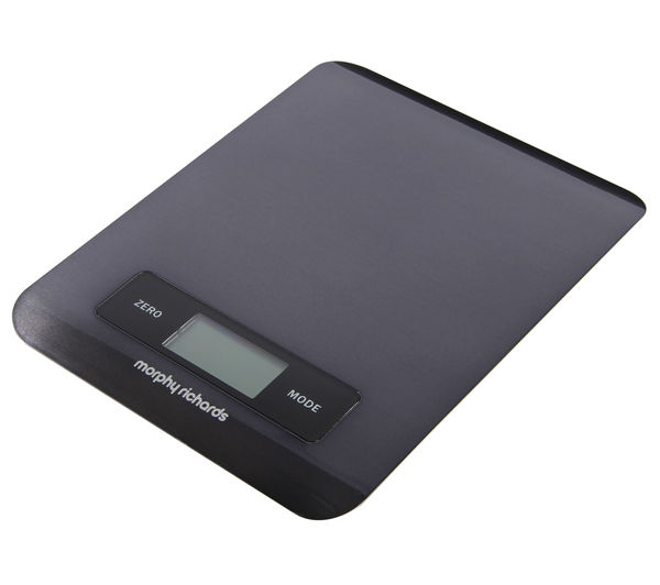 MORPHY RICHARDS Accents Digital Kitchen Scales - Black, Black