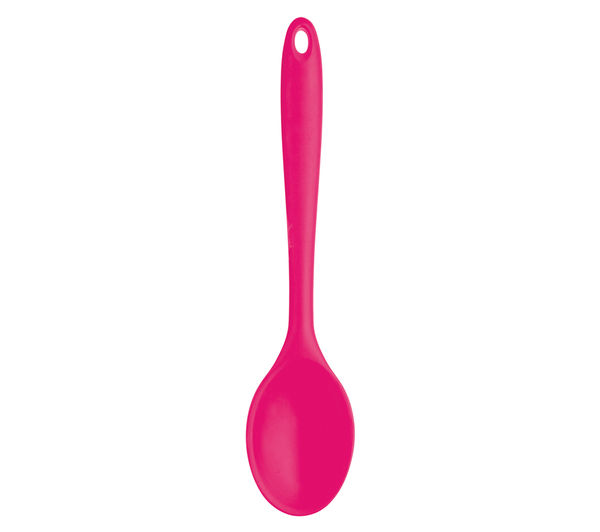 COLOURWORKS 27 cm Cooking Spoon - Pink, Pink
