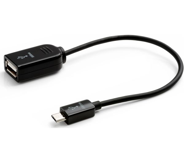 TECHLINK On-The-Go Mini USB to USB 2.0 Adapter - 0.2 m