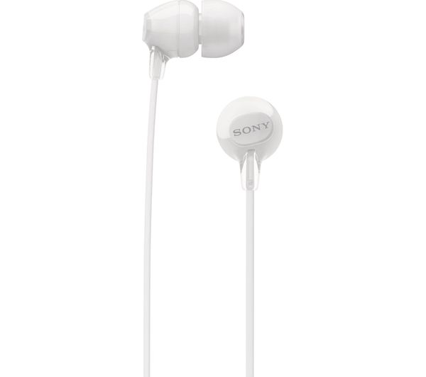 SONY WI-C300 Wireless Bluetooth Headphones - White, White