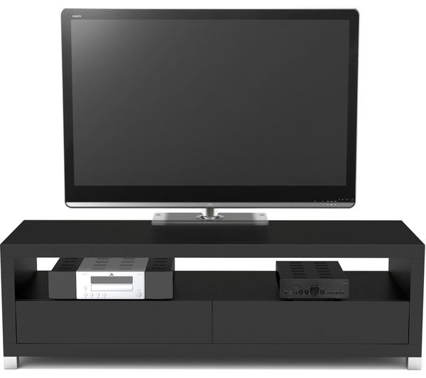 VIVANCO D-Series 1200 mm TV Stand - Black, Black
