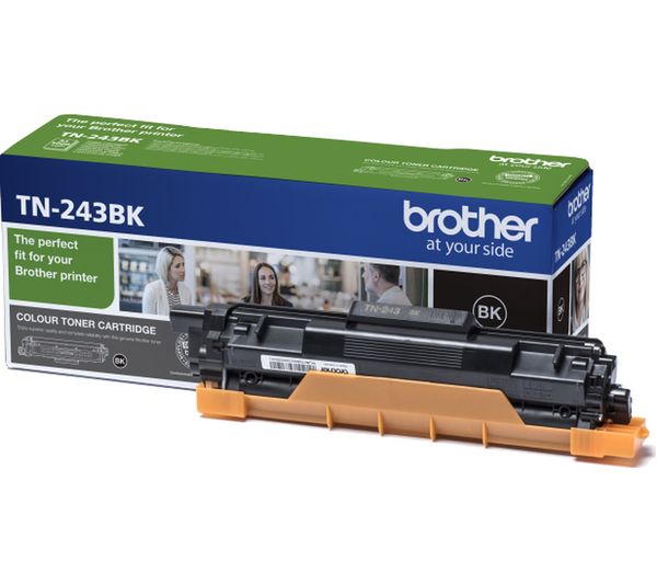BROTHER TN243BK Black Toner Cartridge, Black