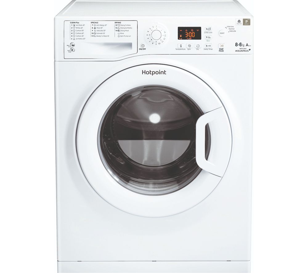 FDL 8640P 8 kg Washer Dryer - White, White