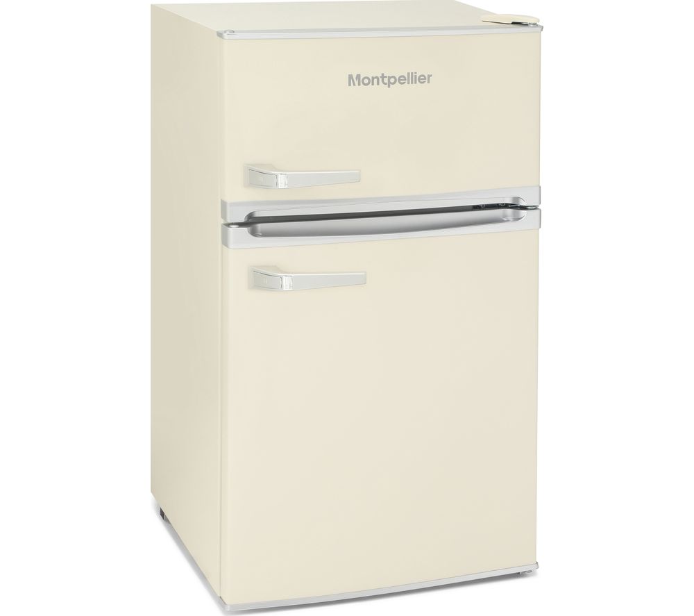 MONTPELLIER MAB2031C Undercounter Fridge Freezer - Cream, Cream