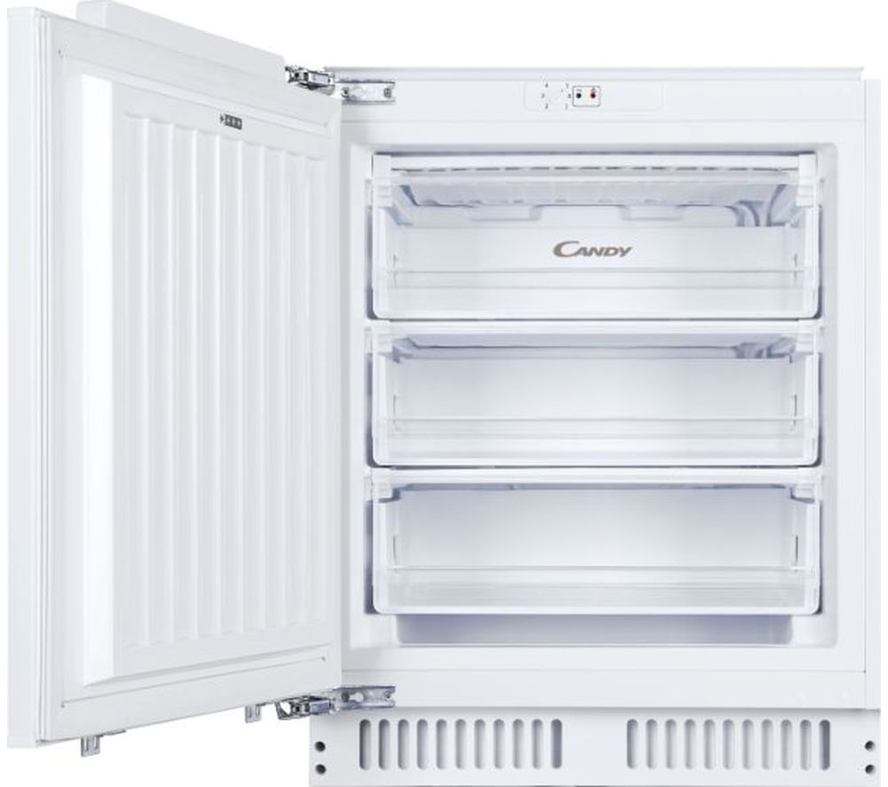 CFU 135 NEK Integrated Undercounter Freezer - Fixed Hinge, Transparent