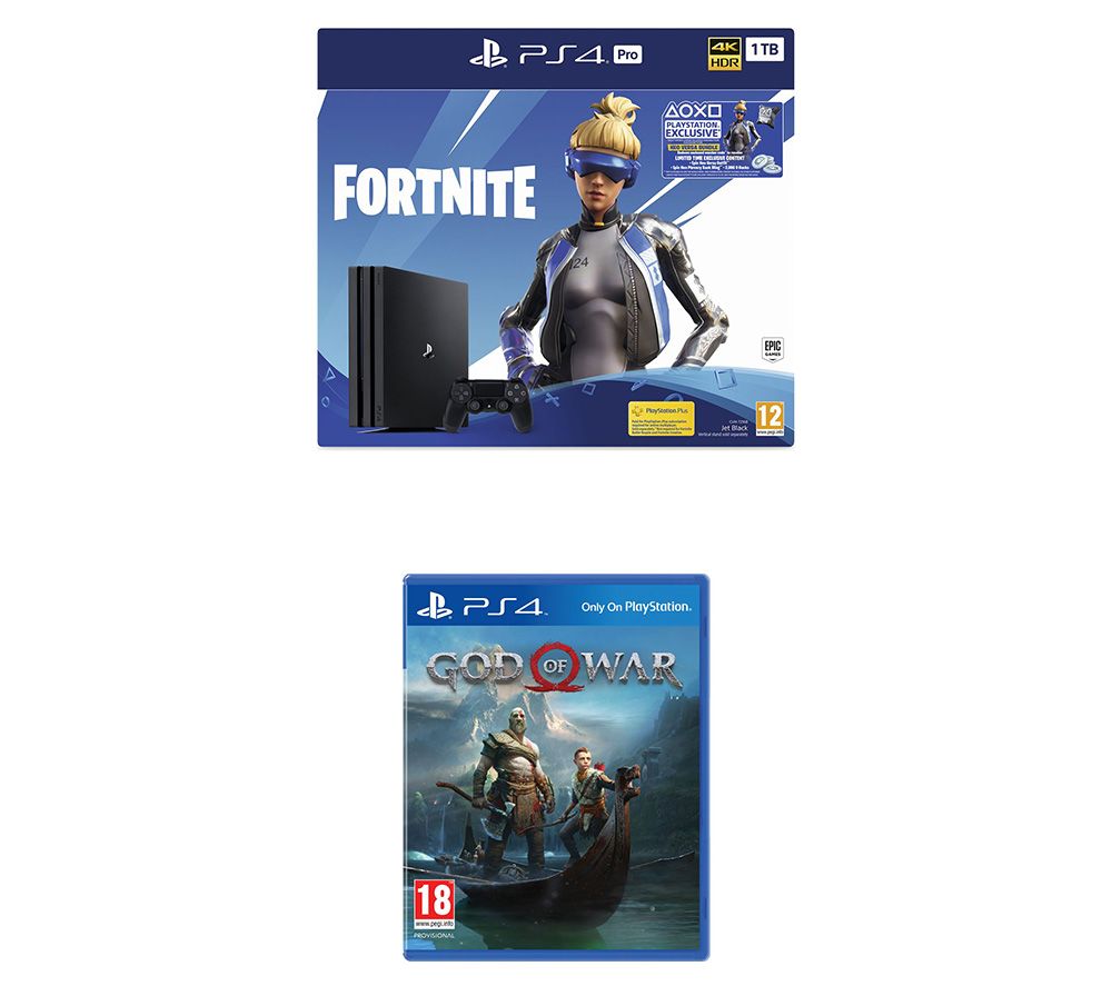 SONY PlayStation 4 Pro with Fortnite Neo Versa & God of War Bundle