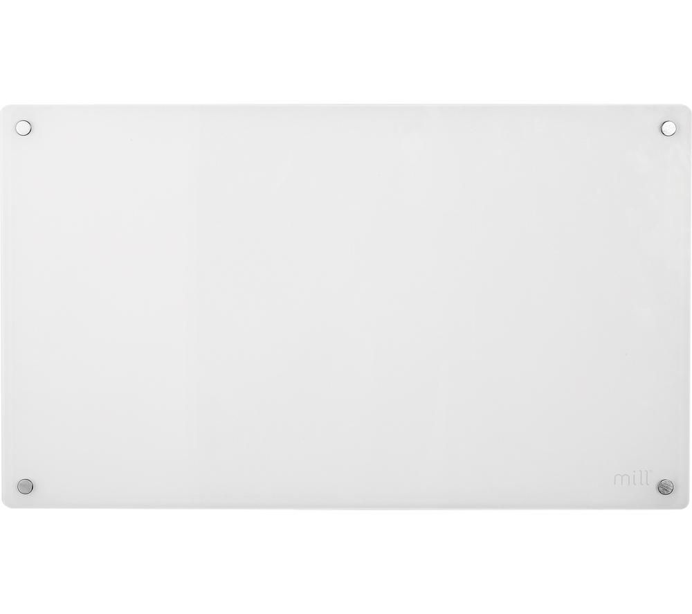 MILL AV600WIFI Smart Glass Panel Heater - White, White