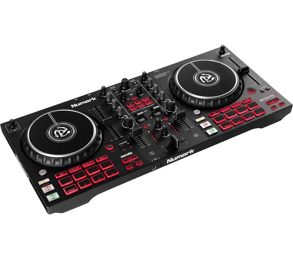NUMARK Mixtrack Pro FX DJ Controller - Black, Black