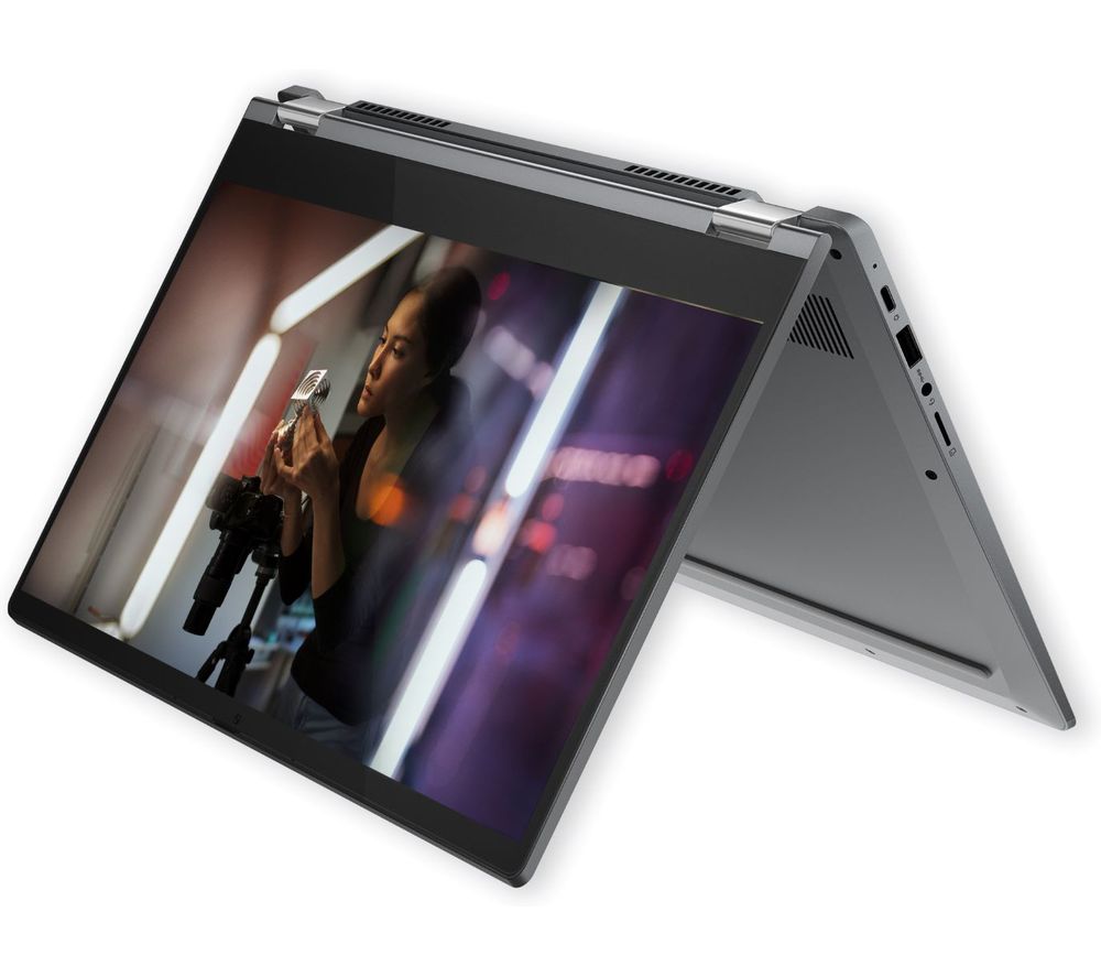 LENOVO IdeaPad Flex 5i 13.3" 2 in 1 Chromebook, Bag & Mouse - Intel®Core i3, 128 GB SSD, Grey, Grey