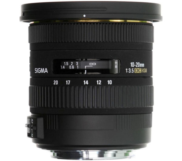 SIGMA EX DC HSM 10-20 mm f/3.5 Wide-angle Zoom Lens - for Canon