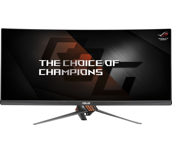 ASUS Republic of Gamers PG348Q Quad HD Curved 34" LED Monitor - Plasma Copper & Armor Titanium, Titanium