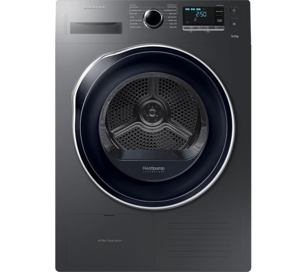 Samsung Tumble Dryer DV90M5000QW/EU 9 kg Heat Pump  - Graphite, Graphite