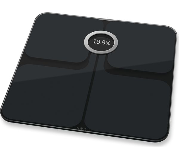 FITBIT Aria 2 Smart Scale - Black, Black
