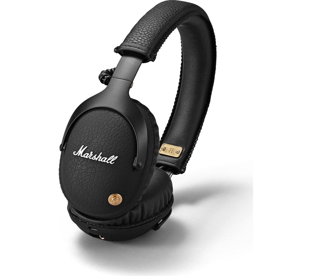 Marshall Monitor Wireless Bluetooth Headphones - Black, Black