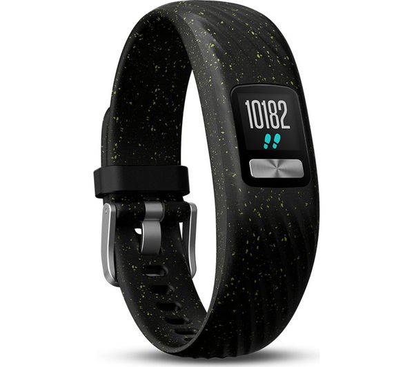 GARMIN Vivofit 4 Fitness Tracker - Black Speckled, Small/Medium