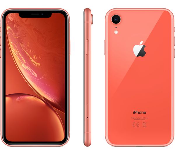 APPLE?iPhone XR - 128 GB, Coral, Coral