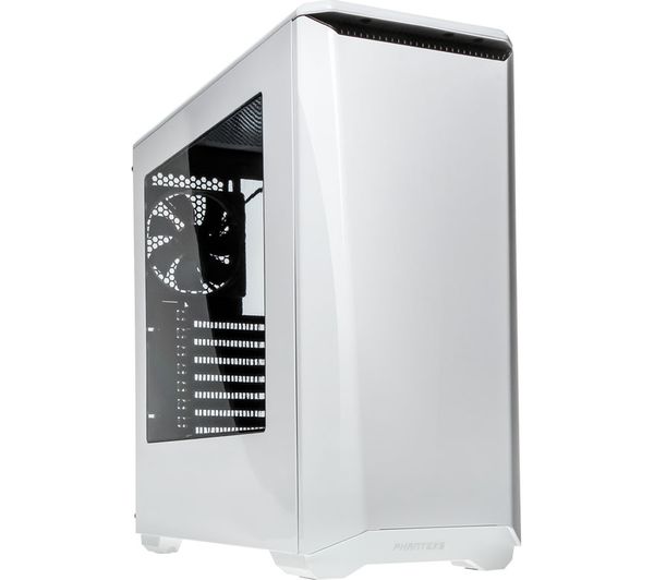 PHANTEKS Eclipse P400 E-ATX Mid-Tower PC Case - White, White