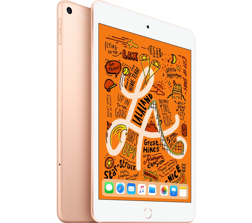 APPLE 7.9" iPad mini 5 Cellular (2019) - 256 GB, Gold, Gold