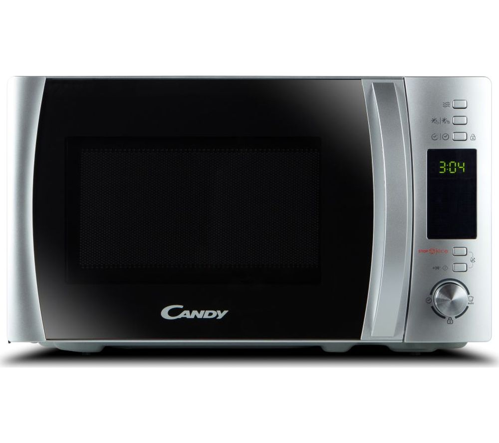 CANDY CMXW20DS-UK Compact Solo Microwave - Silver, Silver