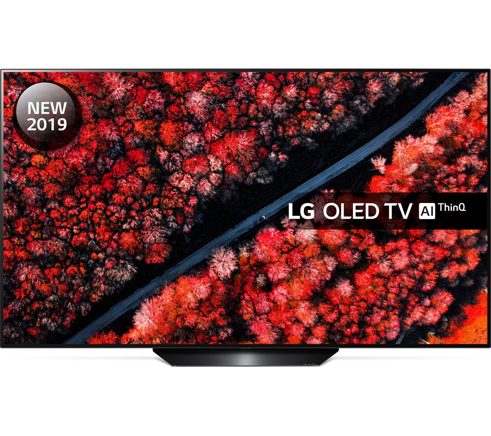 65" LG?OLED65B9PLA  Smart 4K Ultra HD HDR OLED TV with Google Assistant, Black