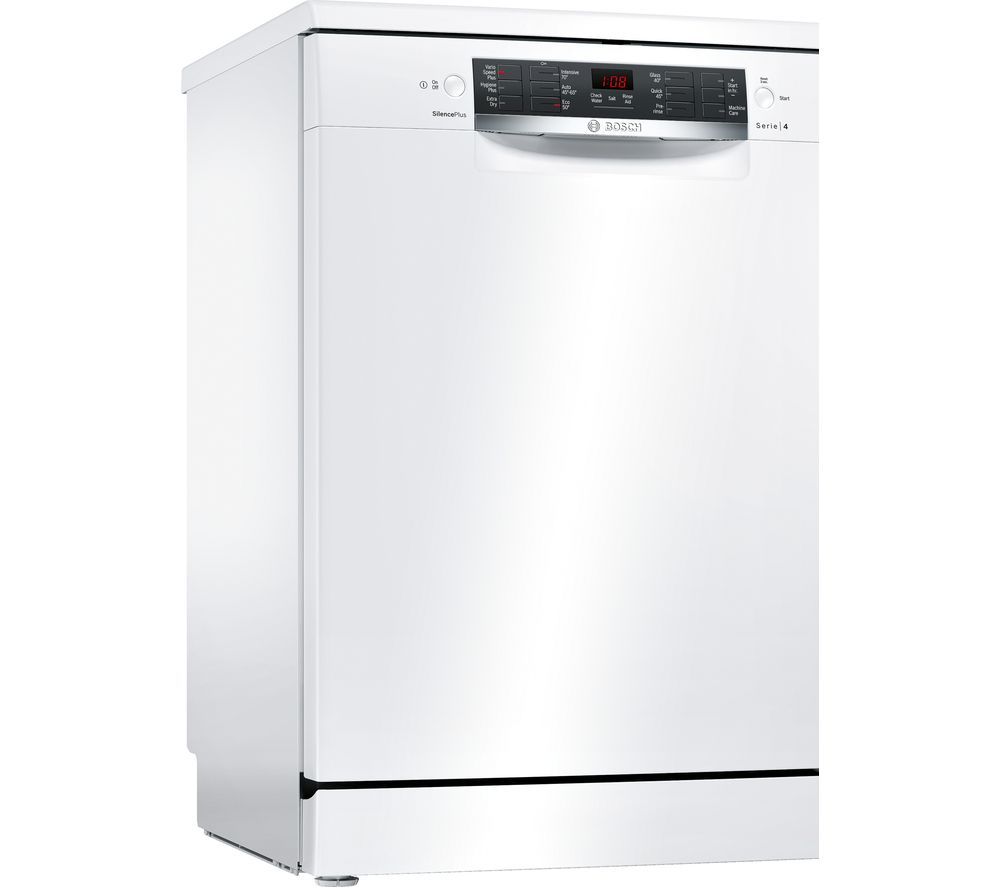 BOSCH Serie 4 SMS46IW10G Full-size Dishwasher - White, White