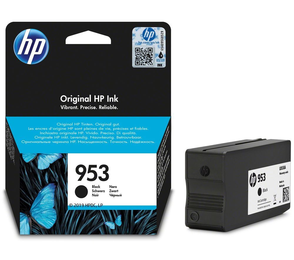 HP 953 Black Ink Cartridge, Black