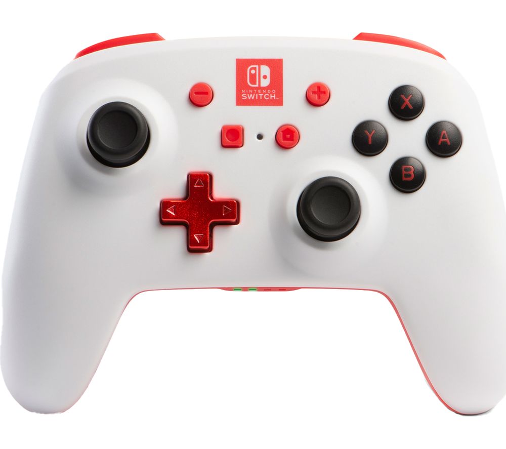 POWERA Nintendo Switch Enhanced Wireless Controller - White & Red