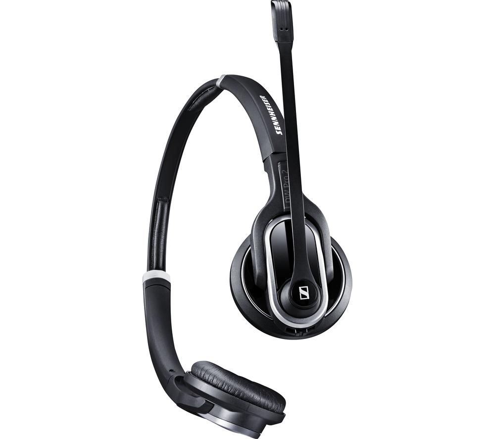 SENNHEISER DW Pro 2 ML Wireless Headset - Black & Silver, Black