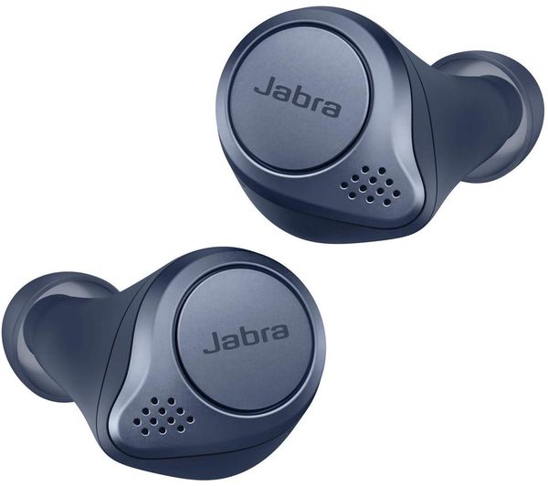 JABRA Elite Active 75T Wireless Charging Enabled Wireless Bluetooth Earphones - Navy, Navy