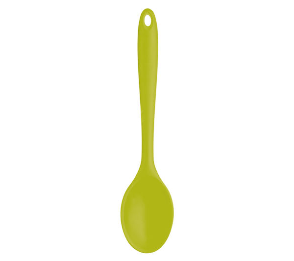 COLOURWORKS 27 cm Cooking Spoon - Green, Green