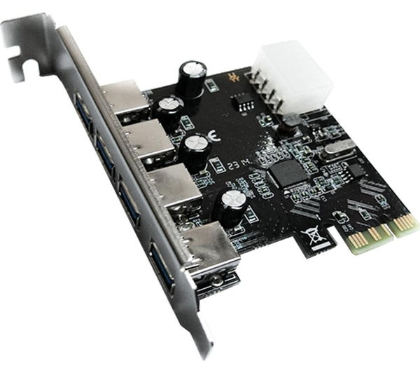 DYNAMODE 4-Port USB 3.0 PCIe Card