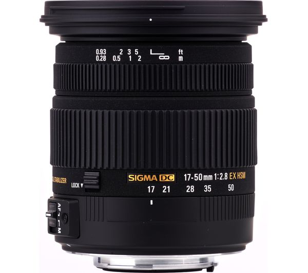 SIGMA 17-50 mm f/2.8 EX DC HSM Standard Zoom Lens - for Nikon