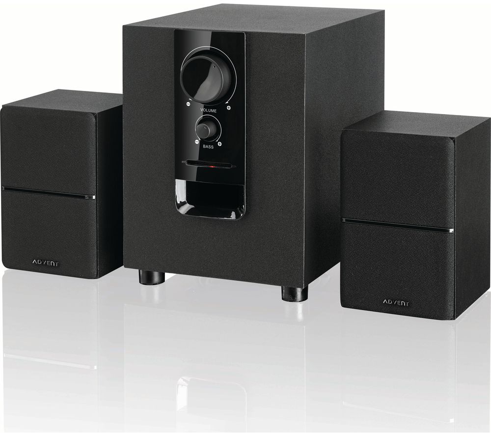 ADVENT ASP21BK17 2.1 PC Speakers - Black, Black