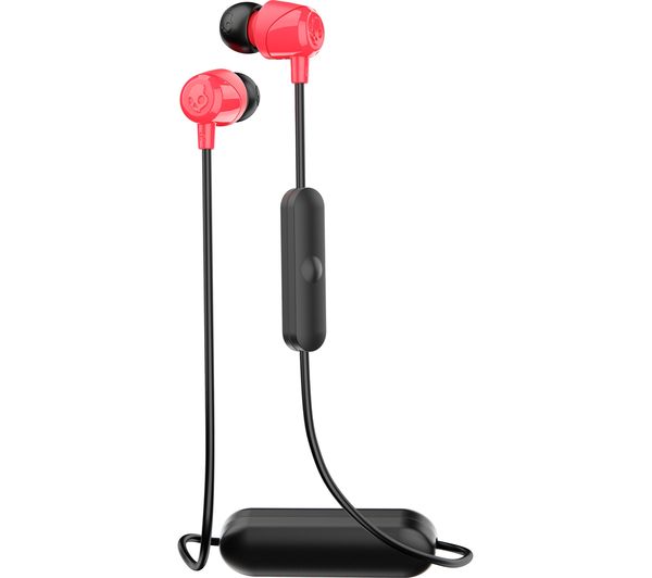SKULLCANDY Jib Wireless Bluetooth Headphones - Black & Red, Black