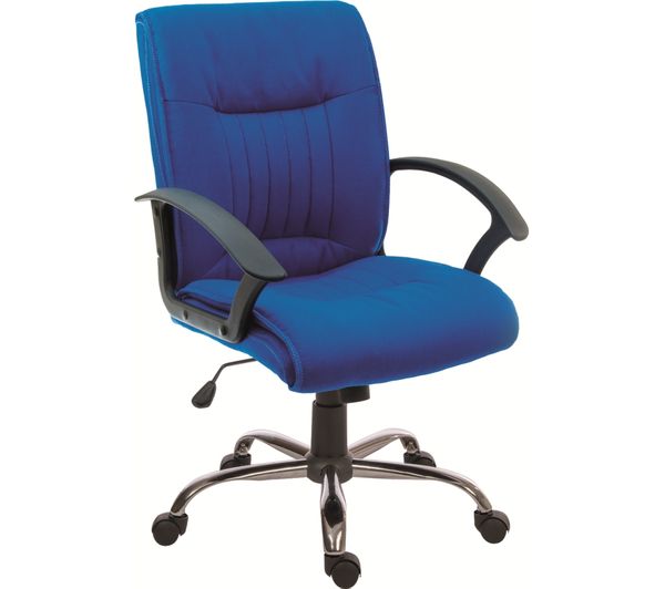 TEKNIK Milan Fabric Reclining Executive Chair - Blue, Blue
